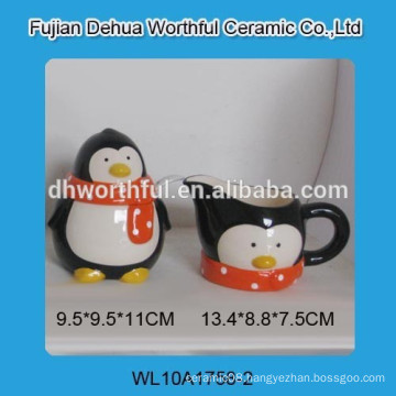 Factory directly wholesale high quality ceramic sweet candy cans with milk jug